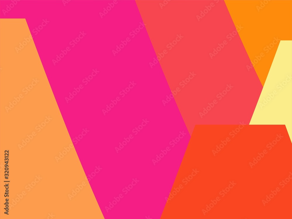 The Amazing of Colorful Art Pink, Red and Orange, Abstract Modern Shape Background or Wallpaper The Amazing of Colorful Art Pink, Red and Orange, Abstract Modern Shape Background or Wallpaper