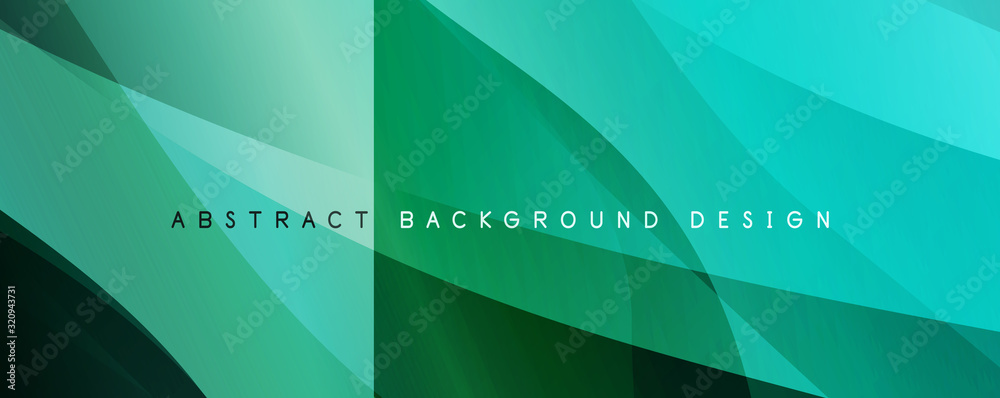 Wave liquid style lines with shadows and light on gradient background Wave liquid style lines with shadows and light on gradient background