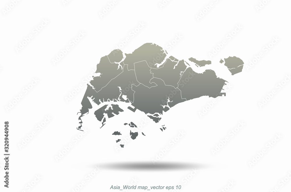 asia countries map. asia map.