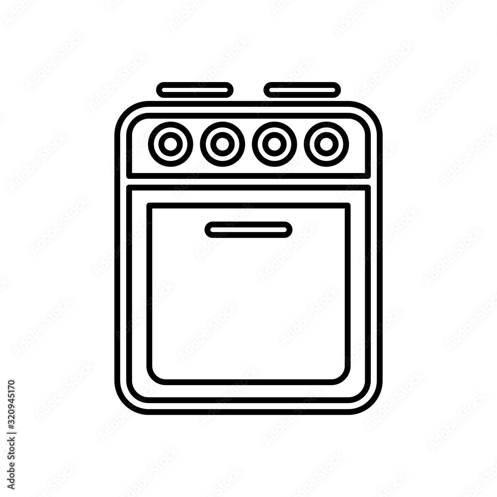oven home appliance isolated icon oven home appliance isolated icon