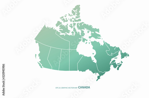 canada map. north america country map. 
