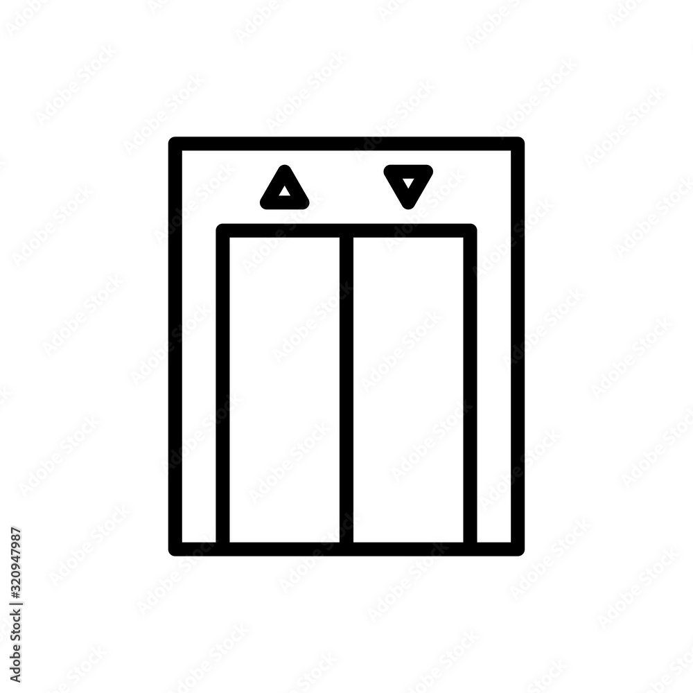 Elevator icon trendy Elevator icon trendy