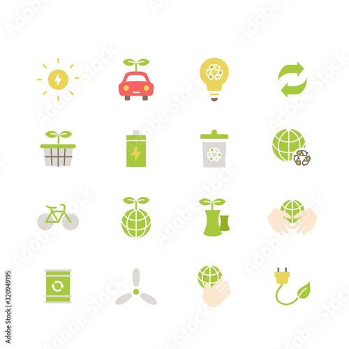 ECOLOGY ACTIVITY ICON SET