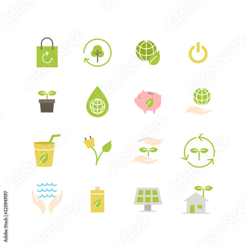 ECOLOGY ACTIVITY ICON SET