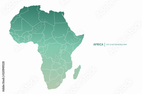 africa map. world map of africa countries. 