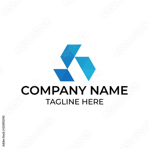 Free Download Modern and simple logo design for letter A - GFXLoad