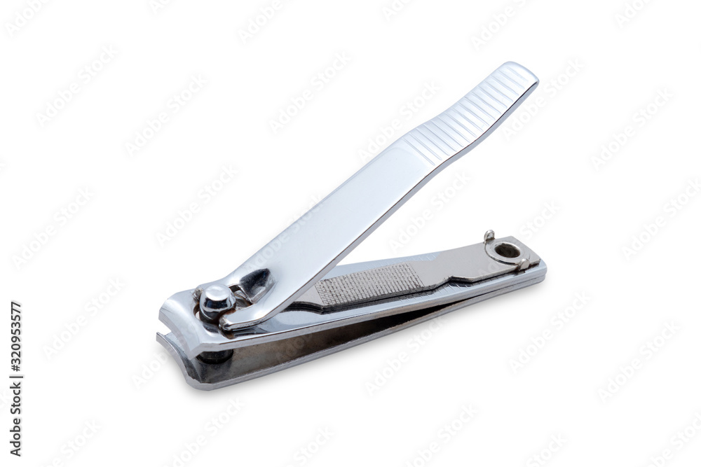 Nail clippers isolated on white background. Nail clippers isolated on white background.