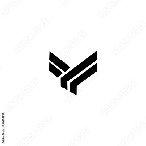 YY Y Letter Logo Design Template