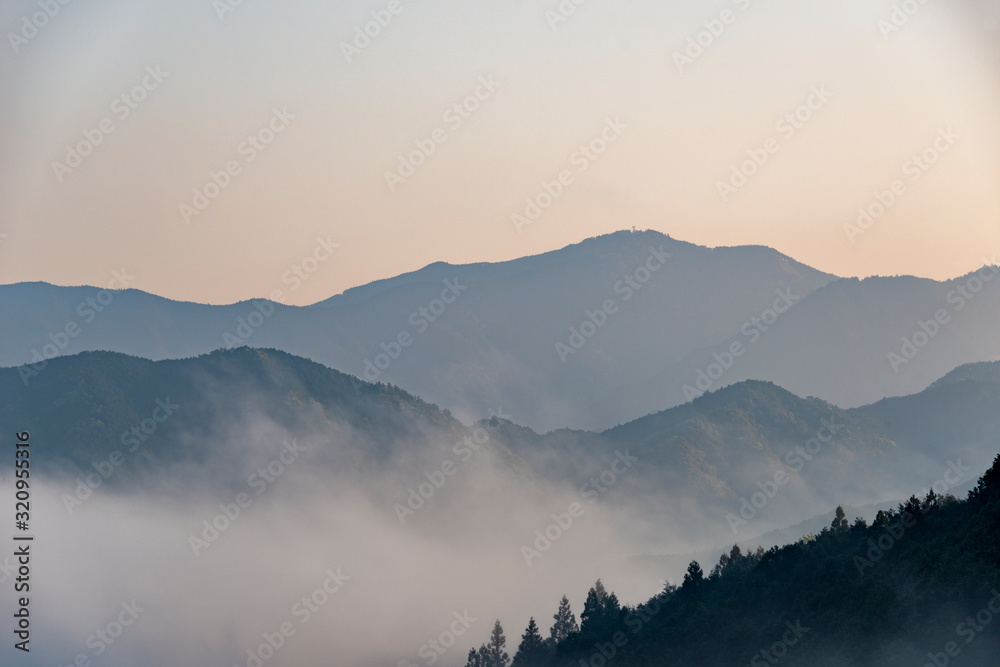 Sea of clounds at Kumano, Japan