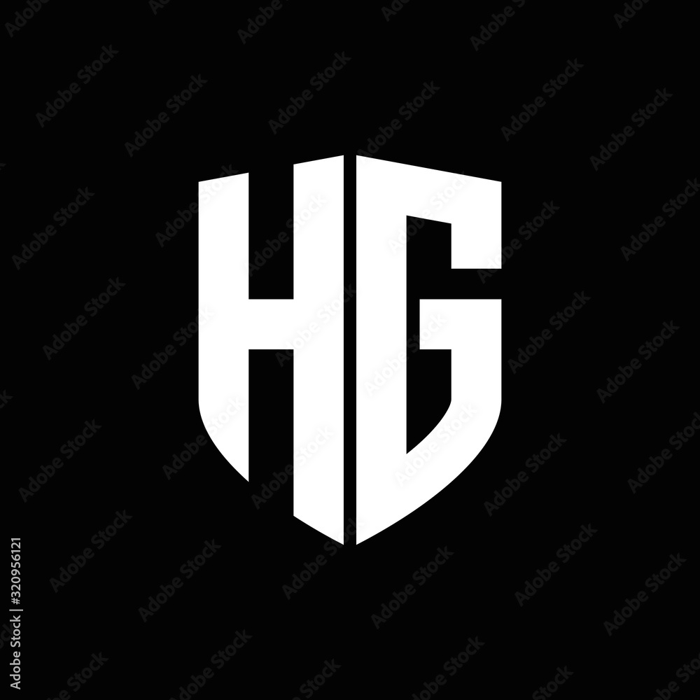 HG H G Letter Logo Design. Initial Letter HG Linked Circle Uppercase  Monogram Logo Red and Blue. HG Logo, H G Design Stock Vector - Illustration  of logo, icon: 190773396