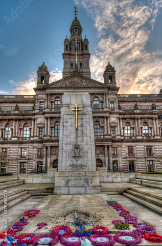Glasgow City Chambers, the city of Glasgow in Scotland, United Kingdom