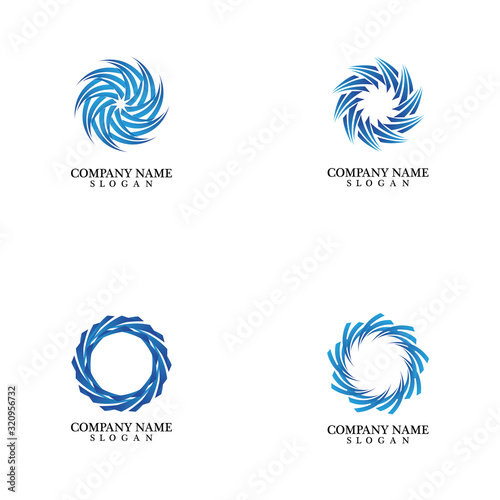 vortex vector illustration icon