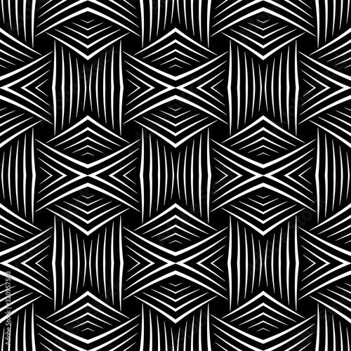 Tableau sur toile Seamless geometric pattern.