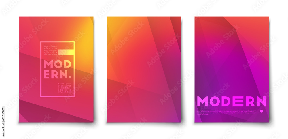 Minimal abstract geometric color lines background