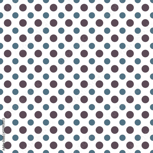 A seamless polka dot pattern background image.