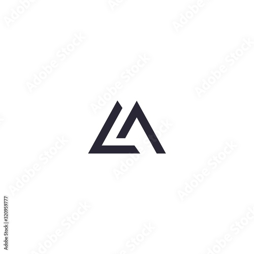 LM L M Letter Logo Design