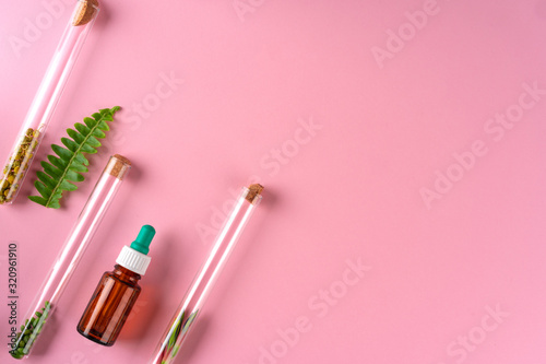 Alternative medicine concept. Natural herbal  homeopathic medicine