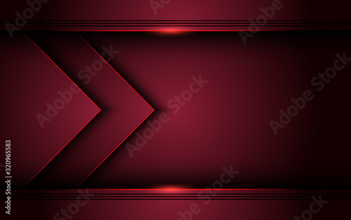 Elegant red background with overlap layers.
