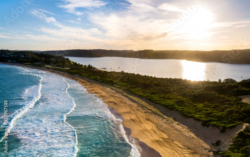Photography Palm Beach at sunset, Australia
