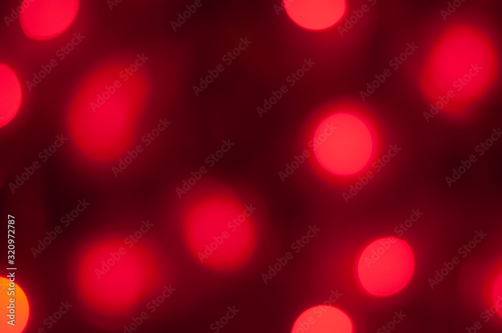 Red abstract Bokeh background ,valentine,backdrop overlay.