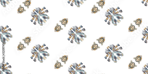 Geometric pattern etnic indian ornamental on color background. Navajo motif texture ornate  design for surface print. Home decor.
