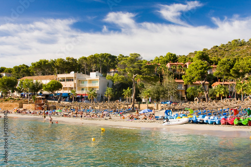 Beach of St. Elm, Majorca,Mallorca, Spain, Europe