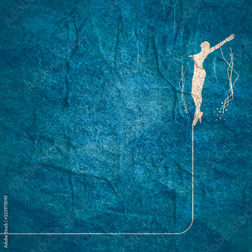 Fotografija Freedom, happiness, woman, fly, love concept