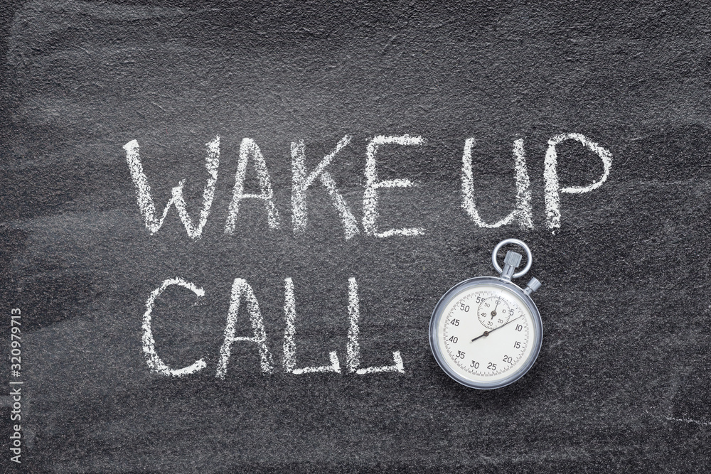 Фотография wake up call watch