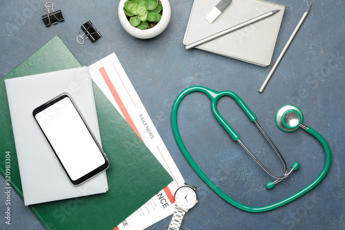 Stethoscope with mobile pho...