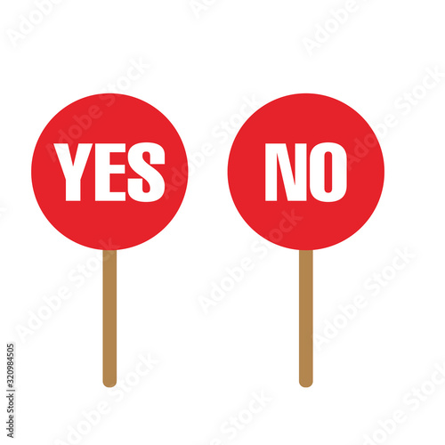 回答　持ち手付き　プラカード