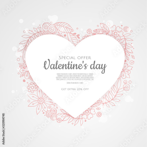 Valentine s day background with hearts. Valentine s day background with hearts