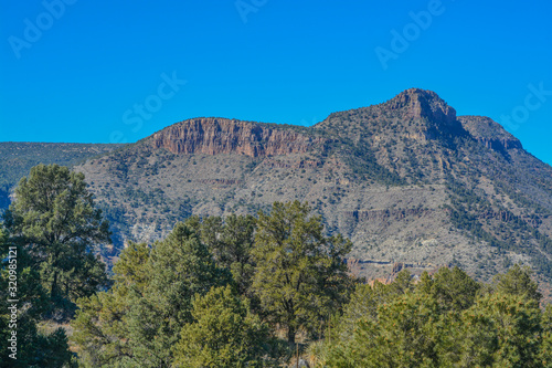 Scenic Beauty of Salt River Canyon in Gila County, Tonto National Forest, Arizona USA