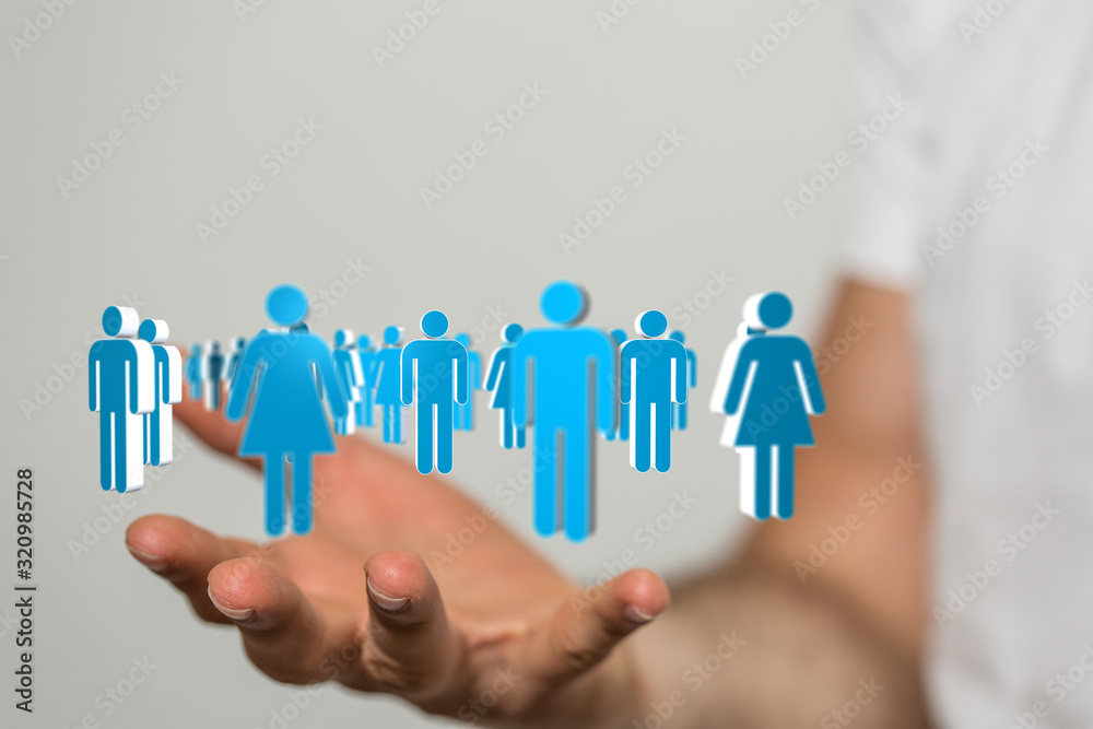 Social Networking illustration team group digital Social Networking illustration team group digital