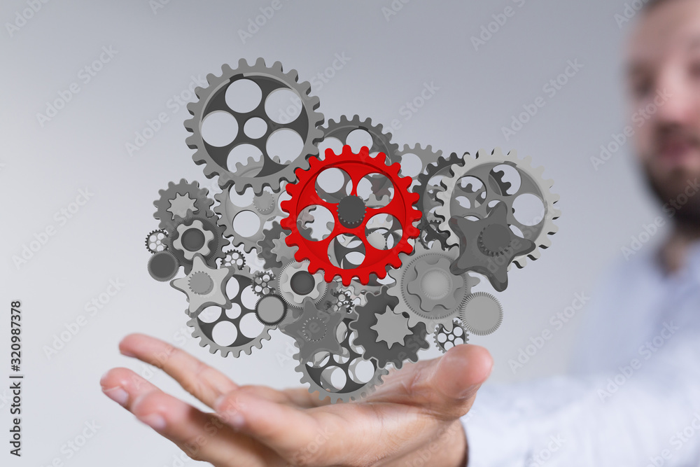 gear Technology setting concept background. gear Technology setting concept background.
