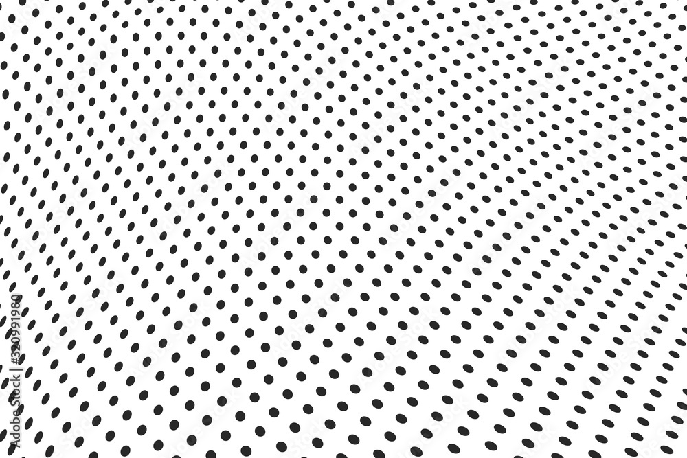 Abstract halftone vector background. Dots illustration.