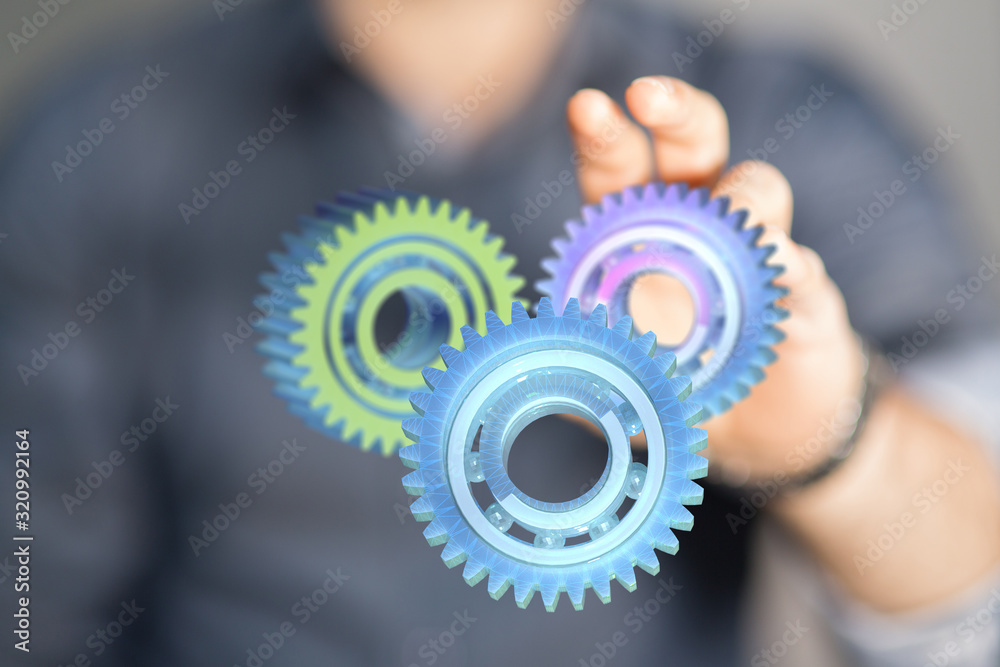 gear Technology setting concept background. gear Technology setting concept background.