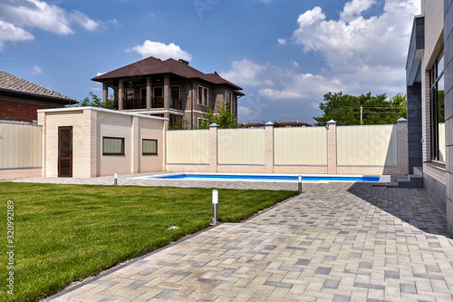 house with pool