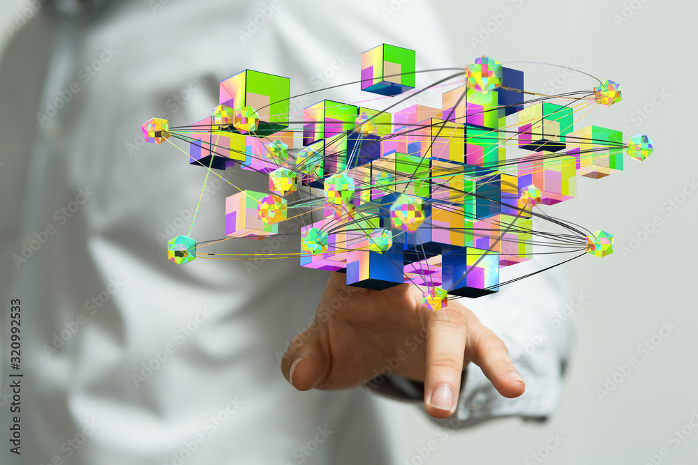 Cloud storage and Computing concept digital Cloud storage and Computing concept digital