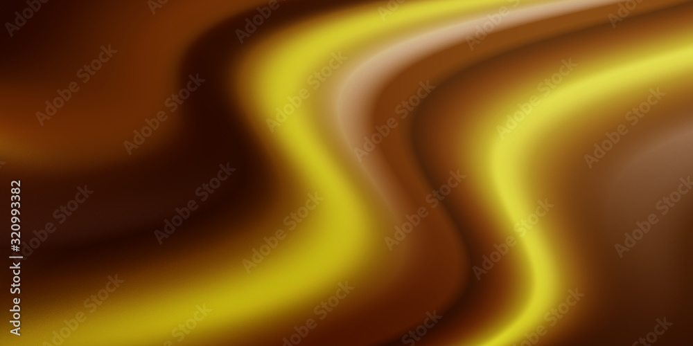  Abstract bronze golden liquid wavy shapes futuristic banner. glowing smooth waves  background 