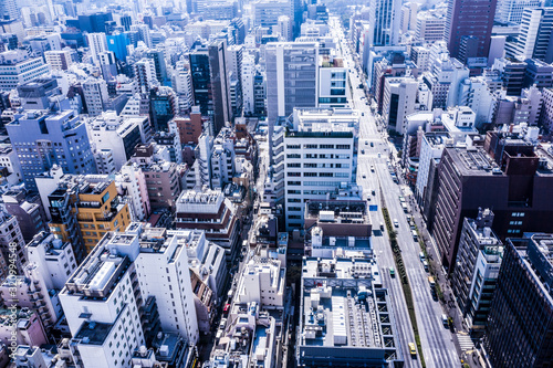 都市景観　空撮