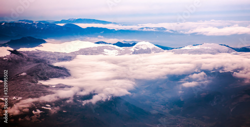 aerial view of mountains © Zied