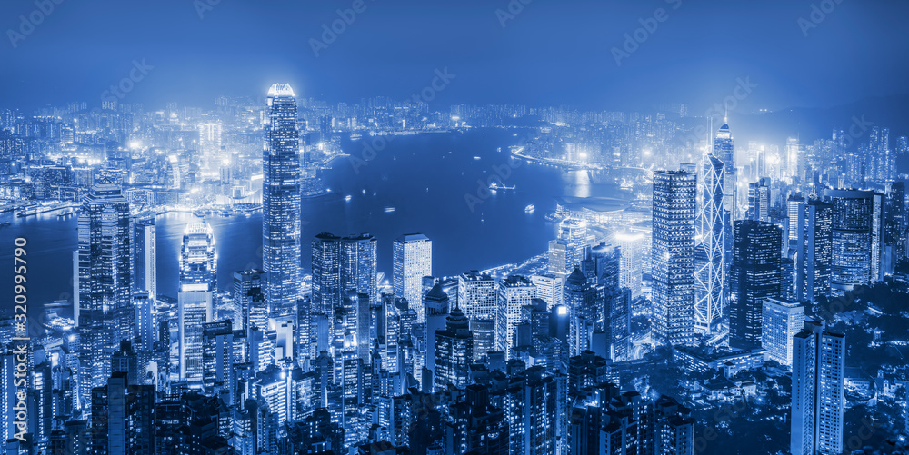 Beautiful night view of Hong Kong.. Beautiful night view of Hong Kong..