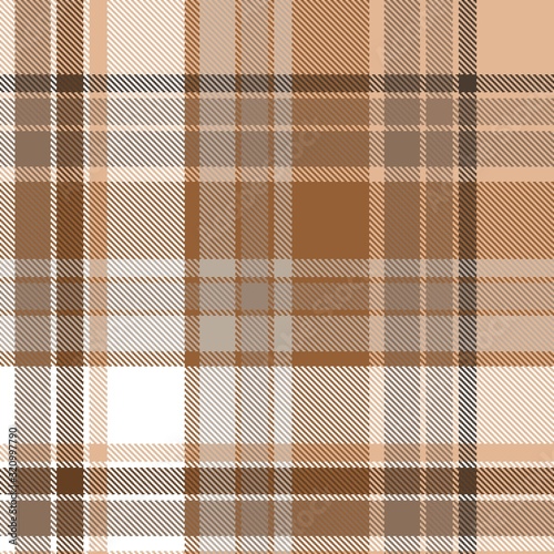 Tartan, plaid pattern seamless vector illustration. Checkered texture for clothing fabric prints, web design, home textile.