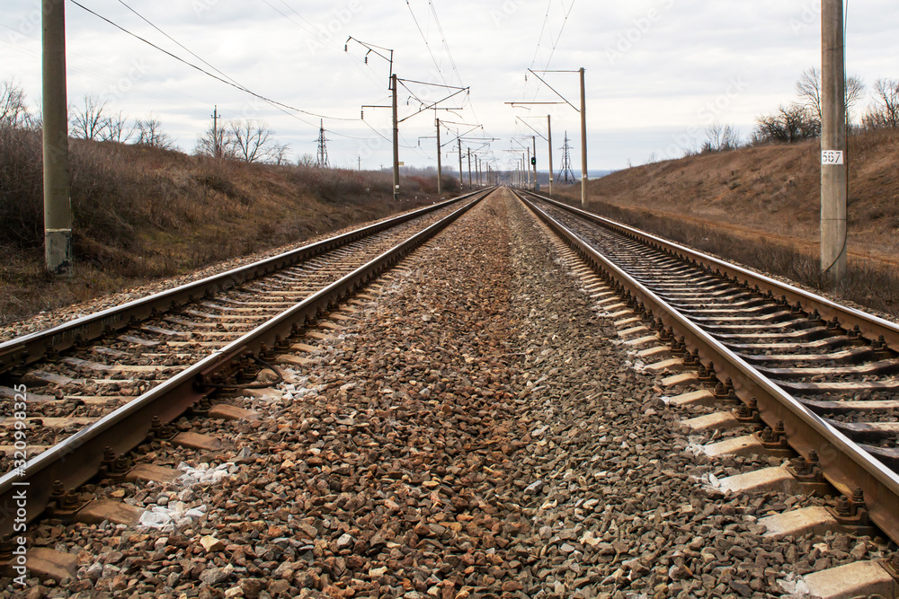 railway in the countryside