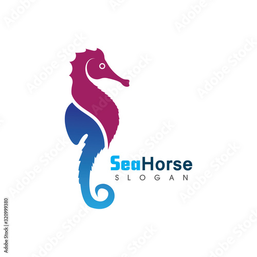 Sea Horse icon logo and symbol creative vector illustration
