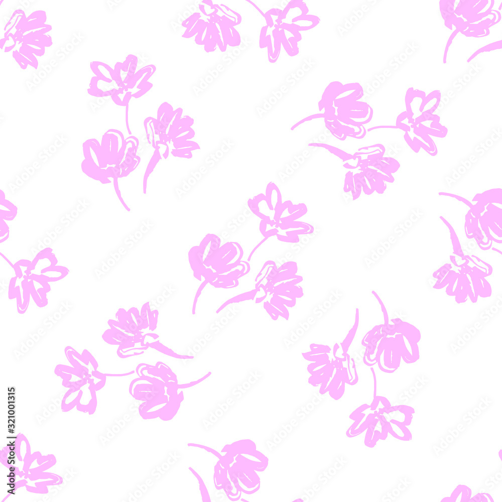 Cute Small Flowers Texture