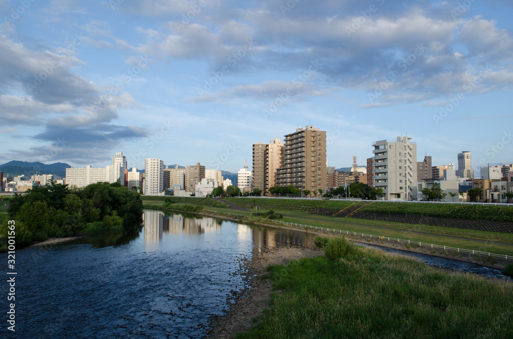 豊平川の風景