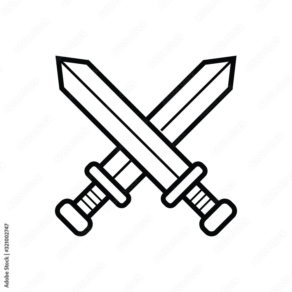 Vector Sword Icon illustration photo Vector Sword Icon illustration photo