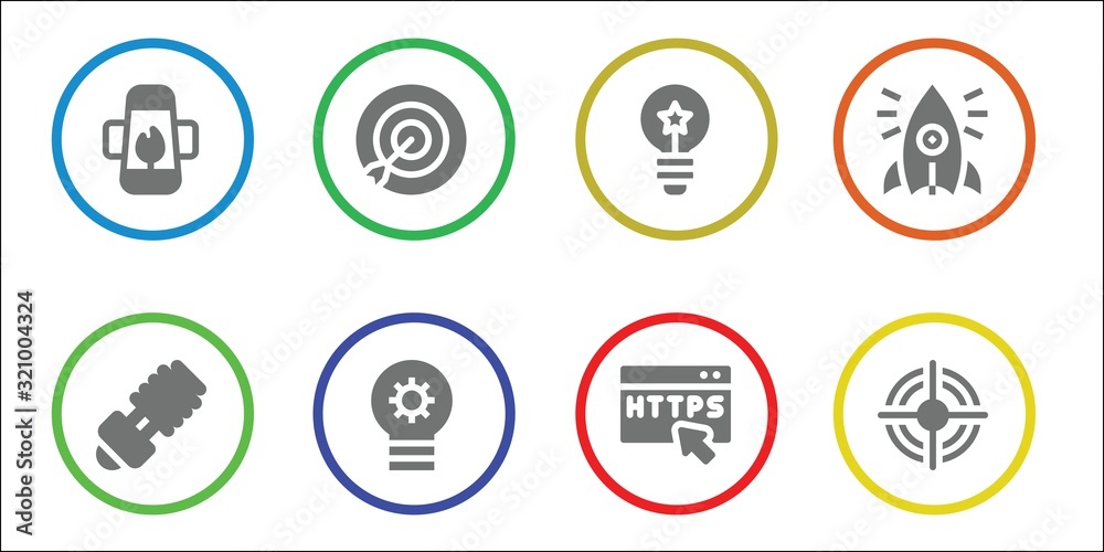 solution icon set solution icon set