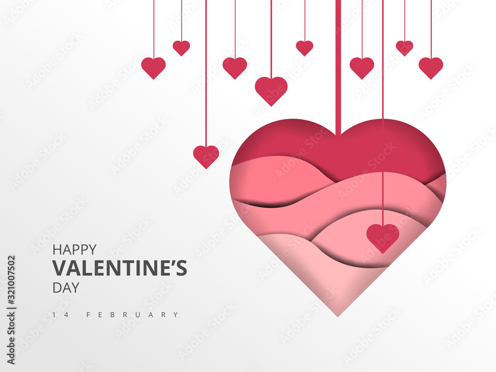 Illustration vector graphic Happy Valentine's Day